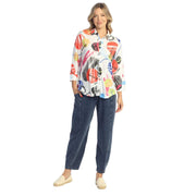 Jess & Jane Estelle Button Front Shirt