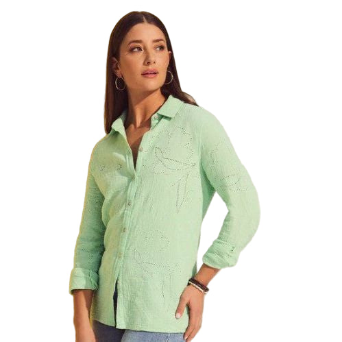 FDJ French Dressing  Light Patina Eyelet Tunic