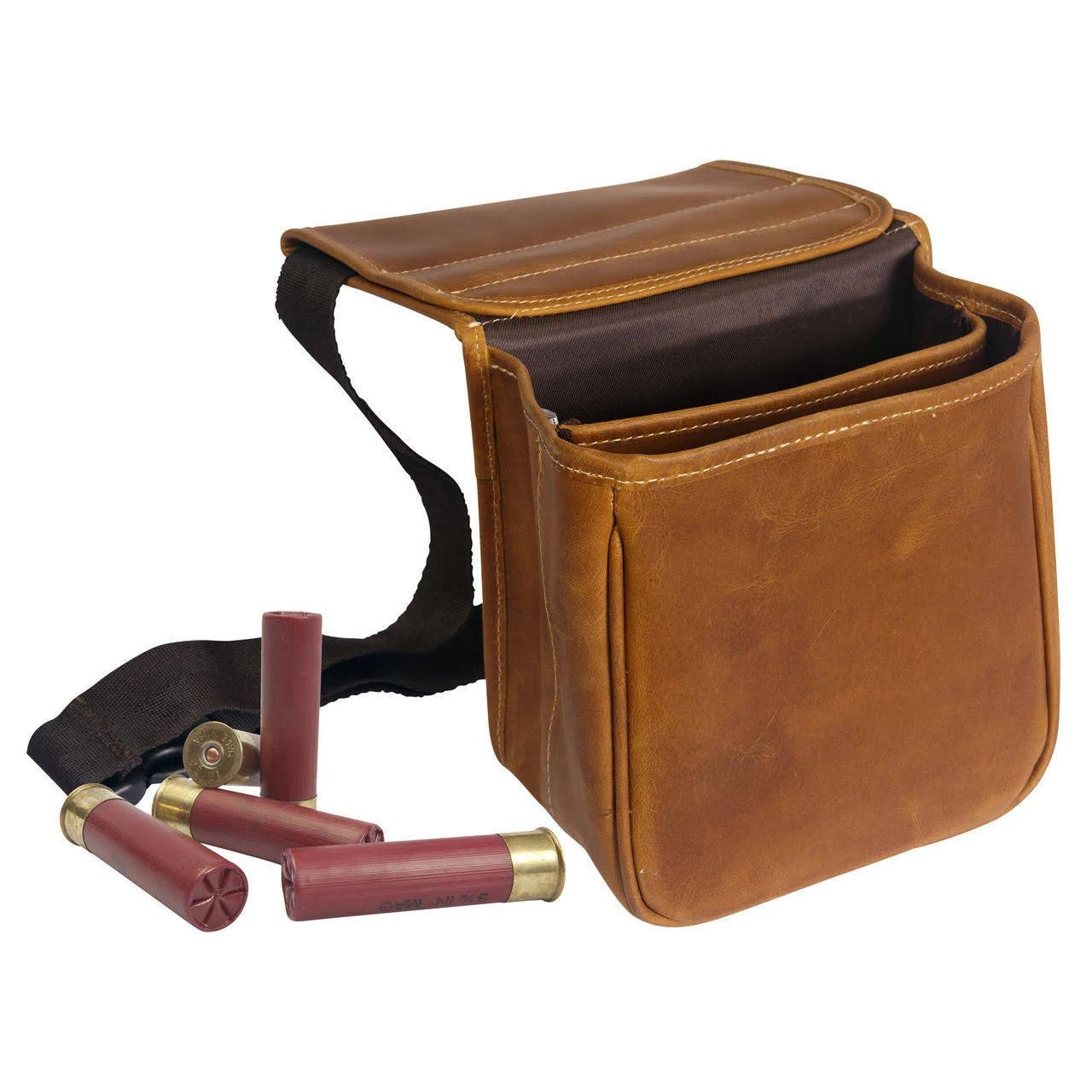 Texas Longhorn Black Hills Leather Shell Bag (CS595T)