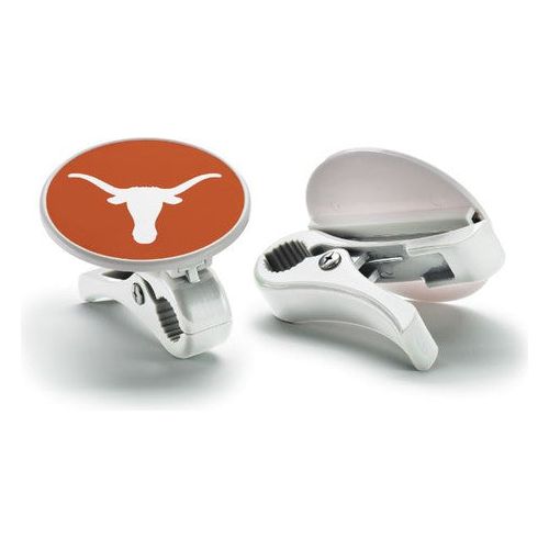 Texas Longhorn Sport Clips (Set of 2) (99434) SLV/BO