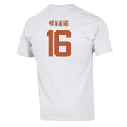 Texas Longhorn Manning 16 Tee (WHT)