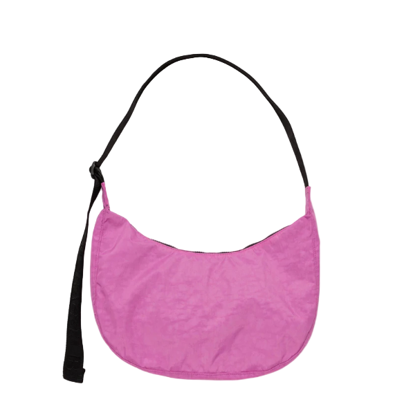 Baggu Medium Nylon Crescent Bag - Extra Pink