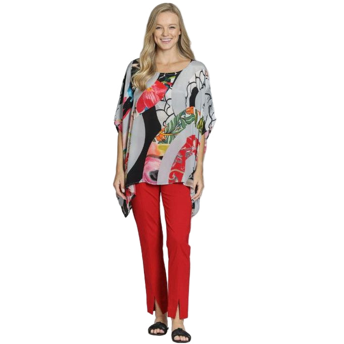 APNY Print One Size Pull-Over Kaftan Top