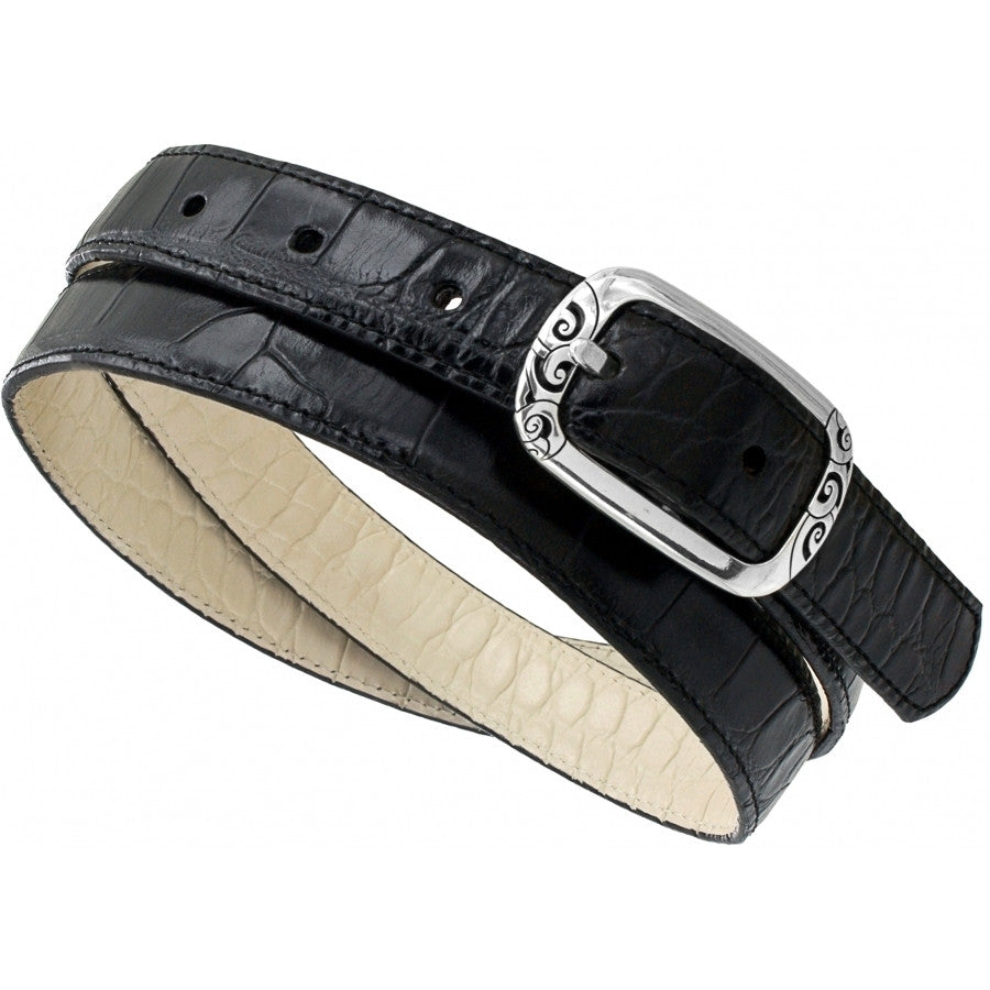 Brighton Mingle Reversible Croc Stamp Belt (B40643)