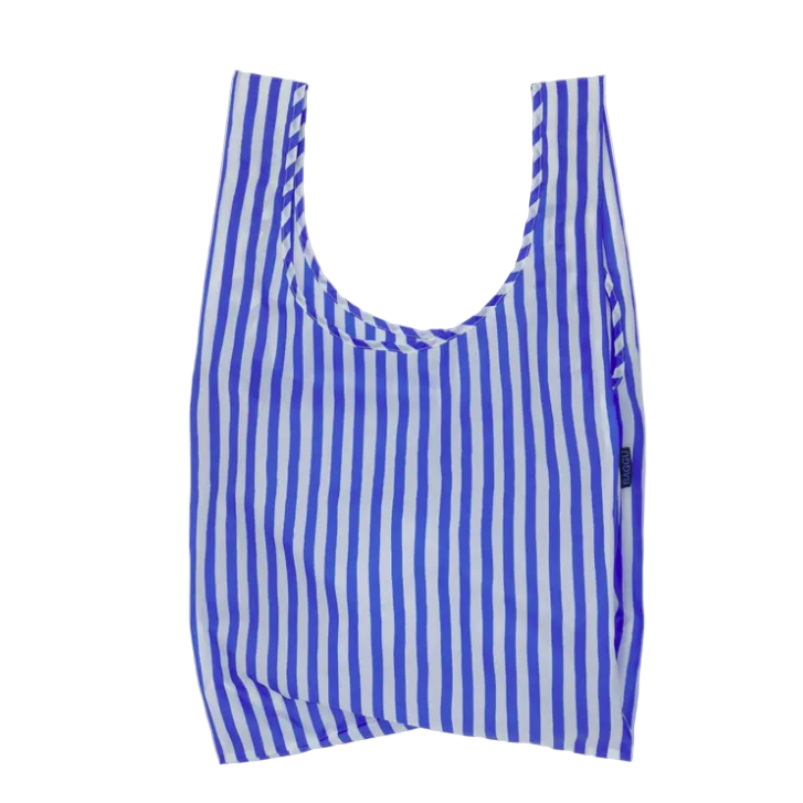 Baggu Standard Reusable Bag - Blue Painted Stripe