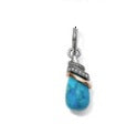 Brighton Brazilian Blue Quartz Teardrop Amulet (JC491A)