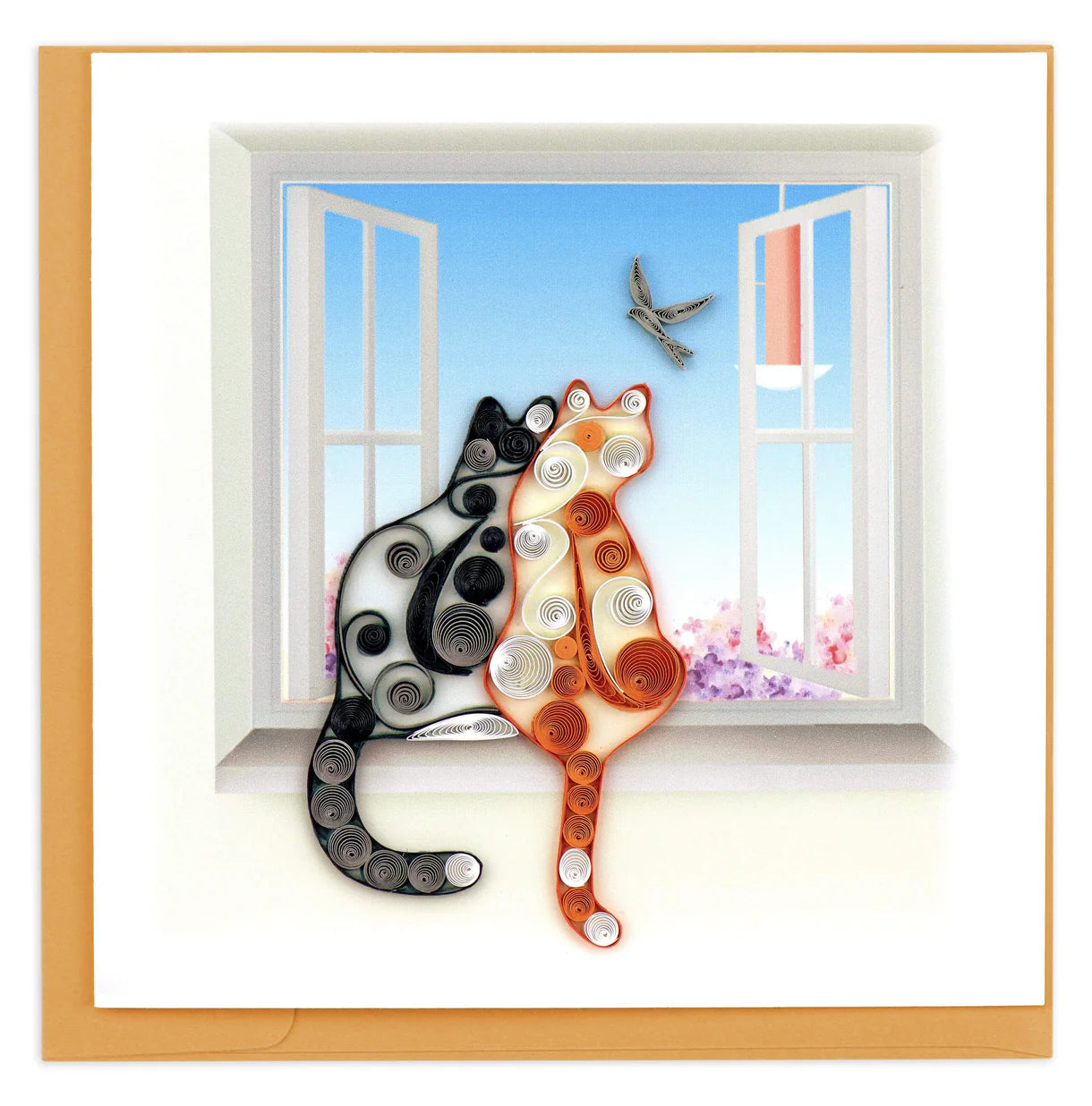 Quilling Card LLC Two Cats Quilling (BL9998)