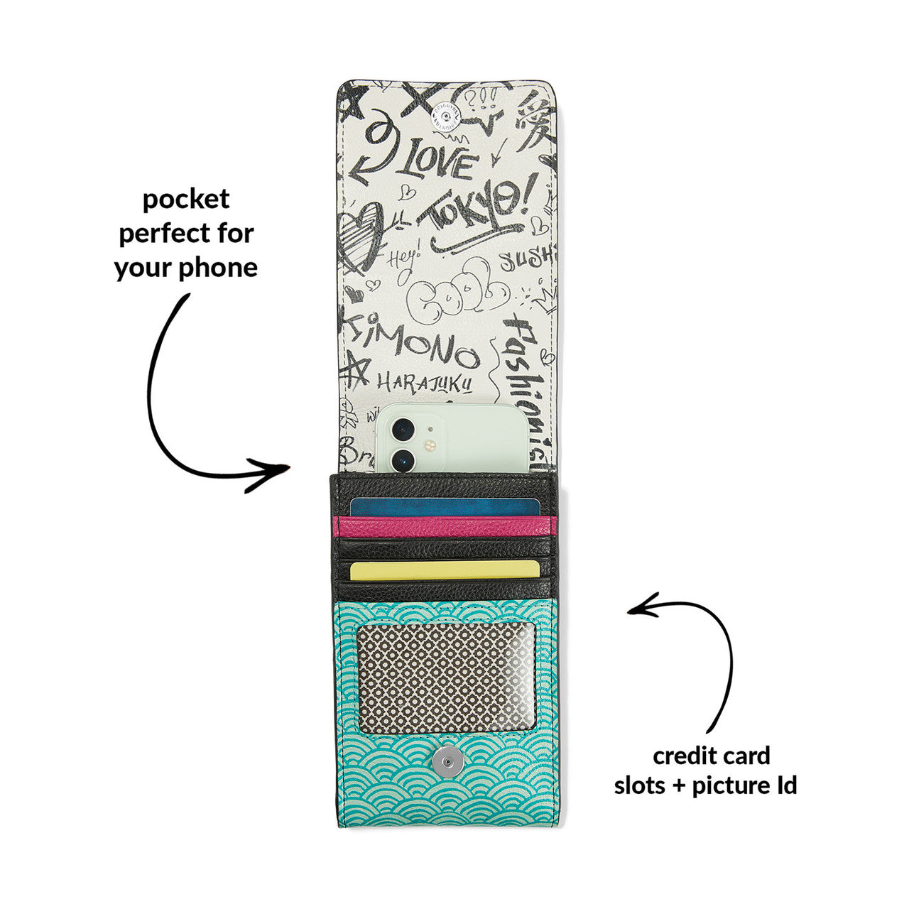 Brighton From Tokyo with Love Phone Organizer (E5523M)