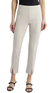 APNY Pull-On Ponte Split Hem Champagne Pant