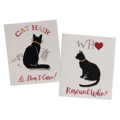 Who Rescued Who? 2 Piece Fun Cloths (R7622)