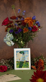 Quilling Card Artist Series Woman With Parasol  (AS0023)