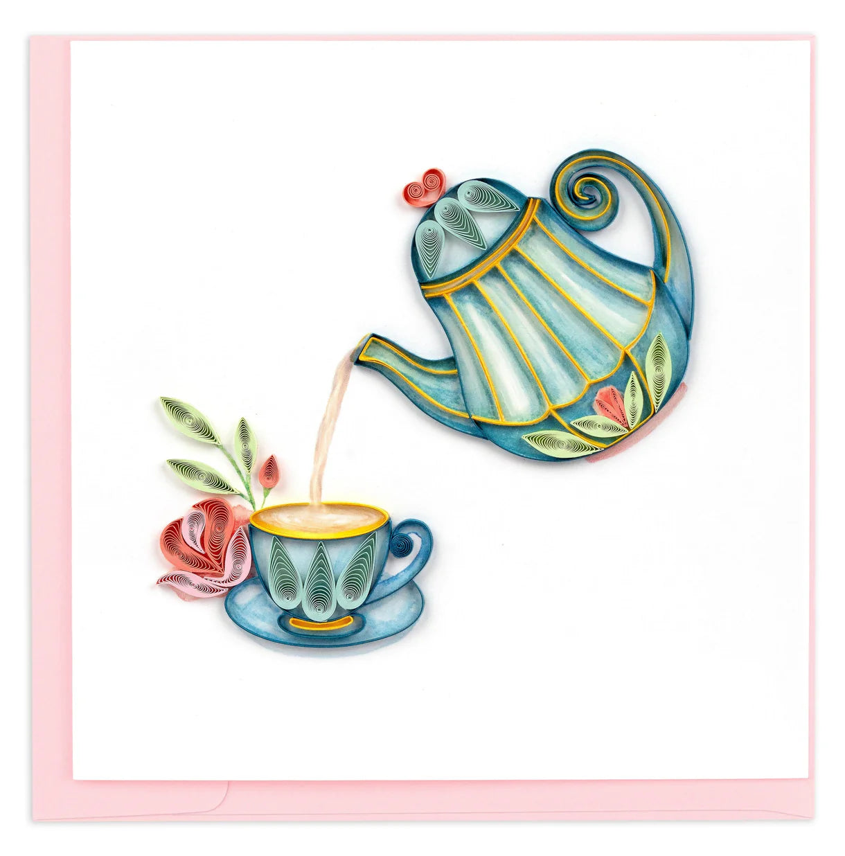 Quilling Card Afternoon Tea