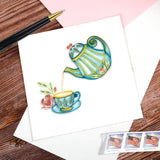 Quilling Card Afternoon Tea