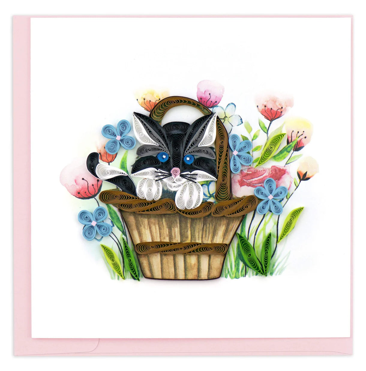 Quilling Card Black Kitten (BL1021)
