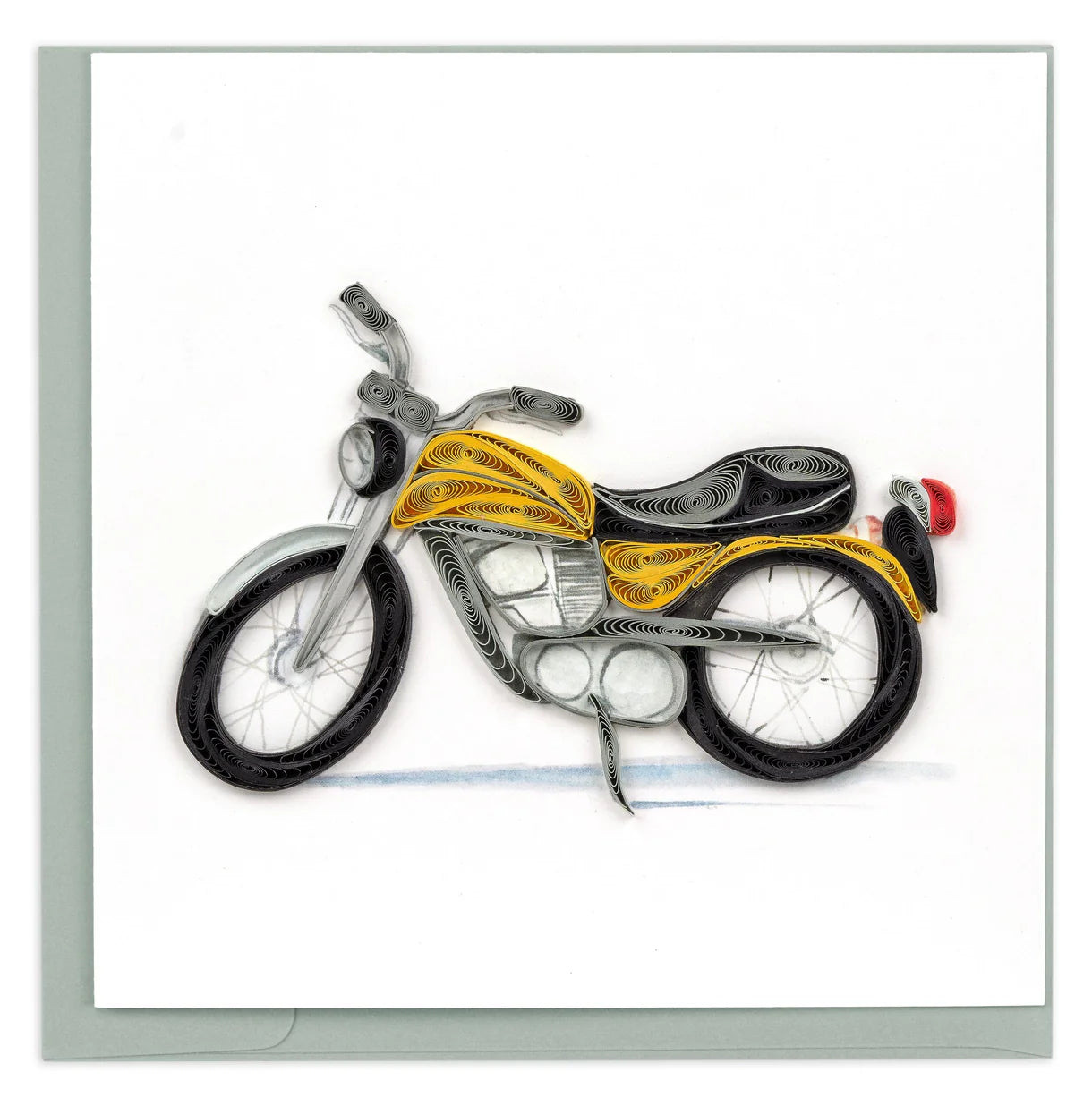 Quilling Card Classic Motorcycle