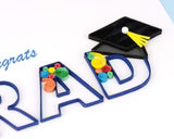 Quilling Card Congrats Grad Swirl (CG817)