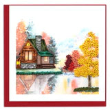 Quilling Card Cozy Autumn Cabin (BL1406)