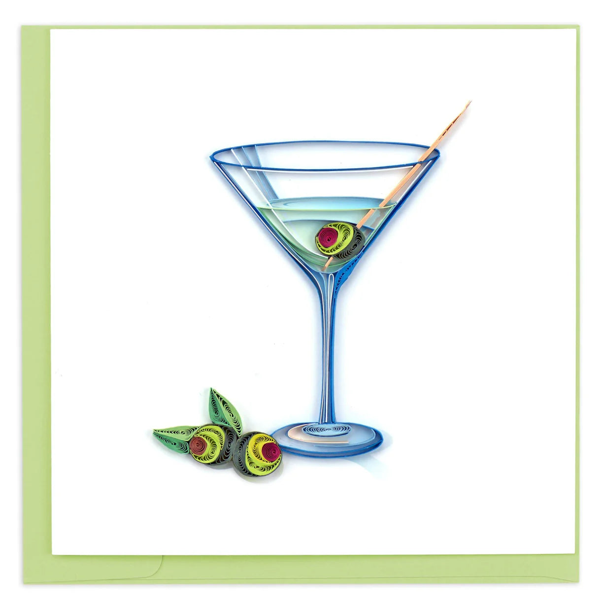 Quilling Card Gin Martini (BL1146)