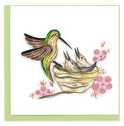 Quilling Card Hummingbird & Babies (BL1236)