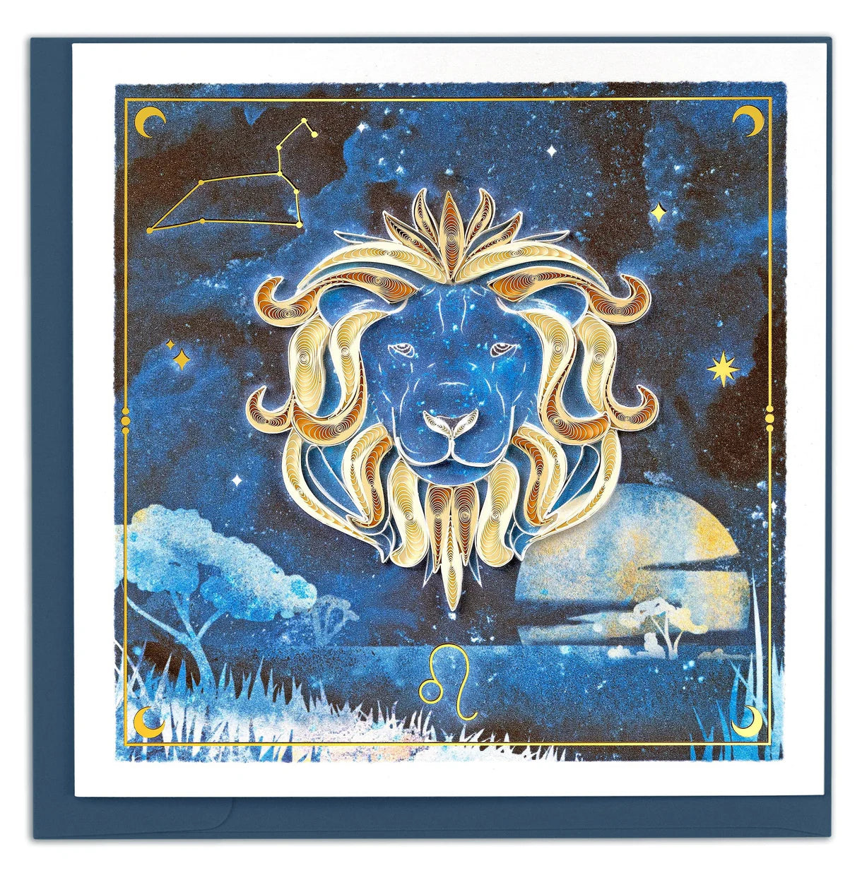 Quilling Card Zodiac Collection Leo (BD108-Z)