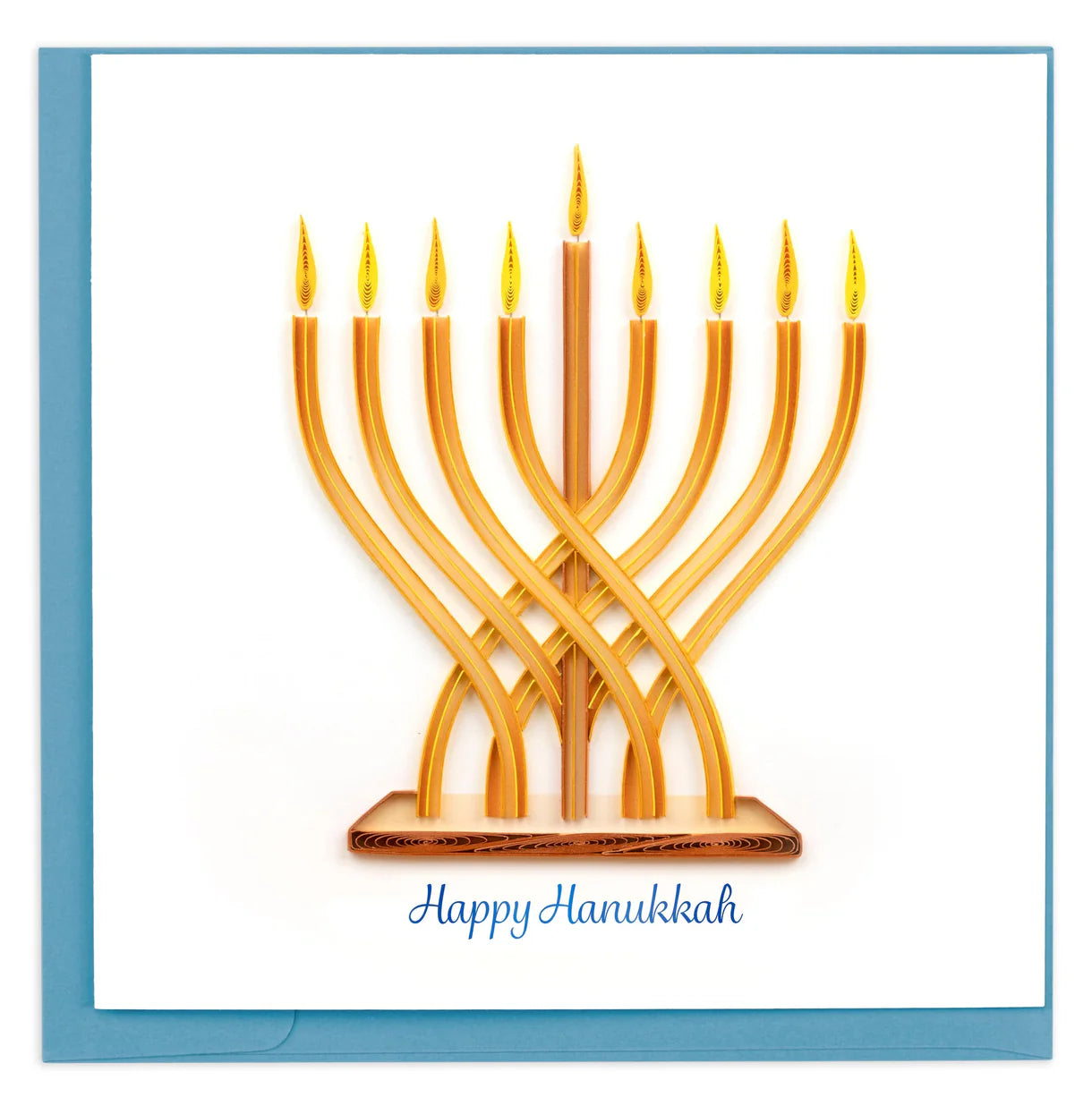 Quilling Card Modern Menorah (HD069)