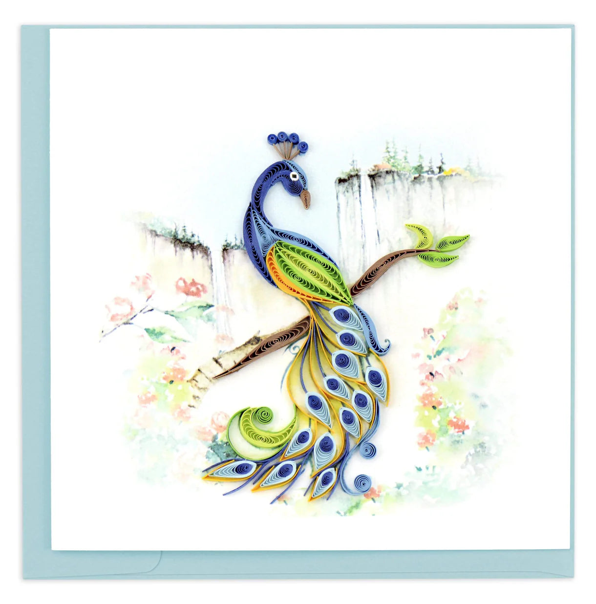 Quilling Card Posing Peacock (BL1310)