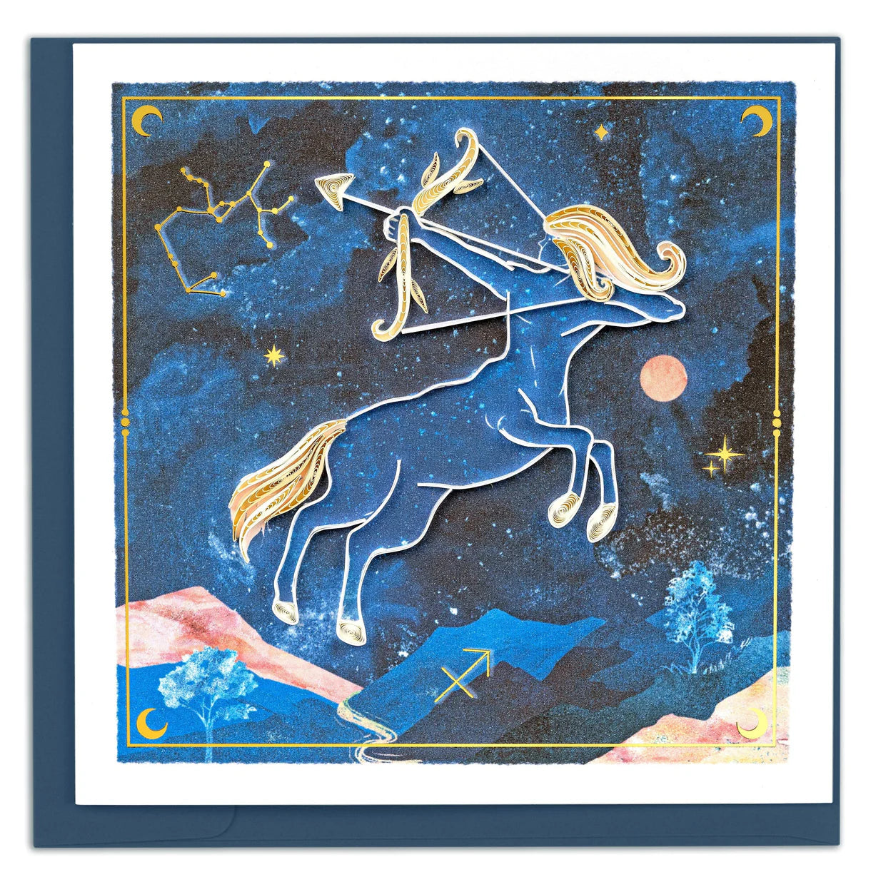 Quilling Card Zodiac Collection Sagittarius (bd109-Z)