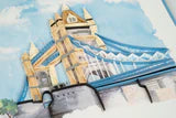 Quilling Card Tower (London) Bridge (UK006)