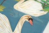 Quilling Card Two Swans (BL1441)