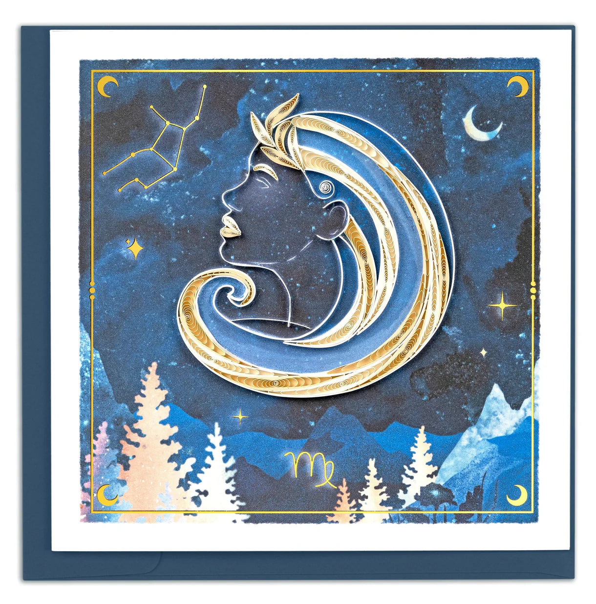 Quilling Card Zodiac Collection  Virgo (BD107-Z)