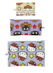 Baggu Flat Pouch Set - Hello Kitty & Friends Western