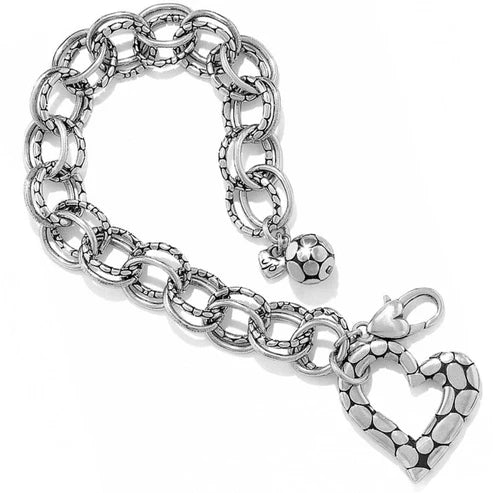 Brighton Pebble Heart Bracelet (J39420)