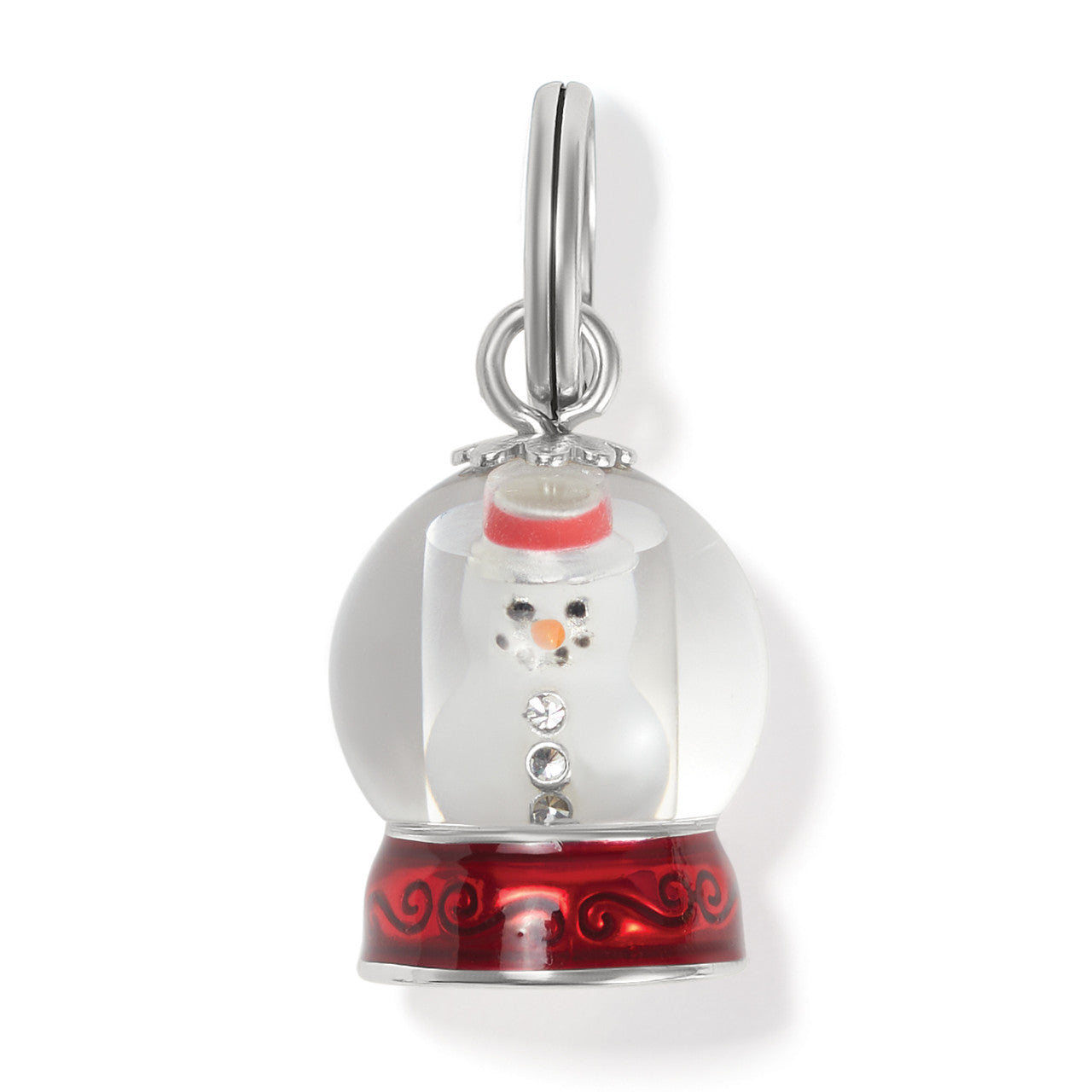 Brighton Snow Globe Snowman Charm (JC6903)