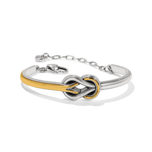 Brighton Interlok Harmony Two Tone Bar Bracelet (JF0178)
