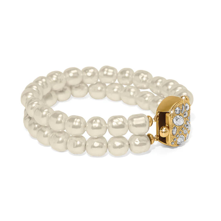 Brighton Trust Your Journey Double Pearl Stretch Bracelet (JF0295)
