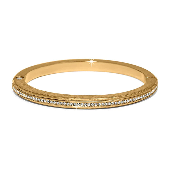 Brighton Meridian Gold Orbit Hinged Bangle