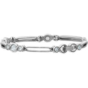 Brighton Infinity Sparkle Silver Bracelet (JF3641)