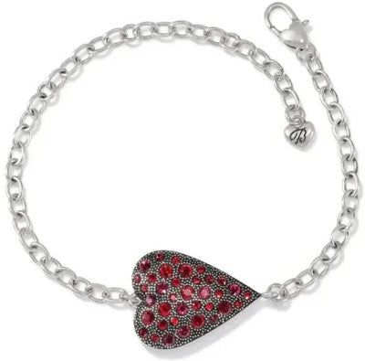 Brighton Glisten Red Heart Bracelet (JF81313)