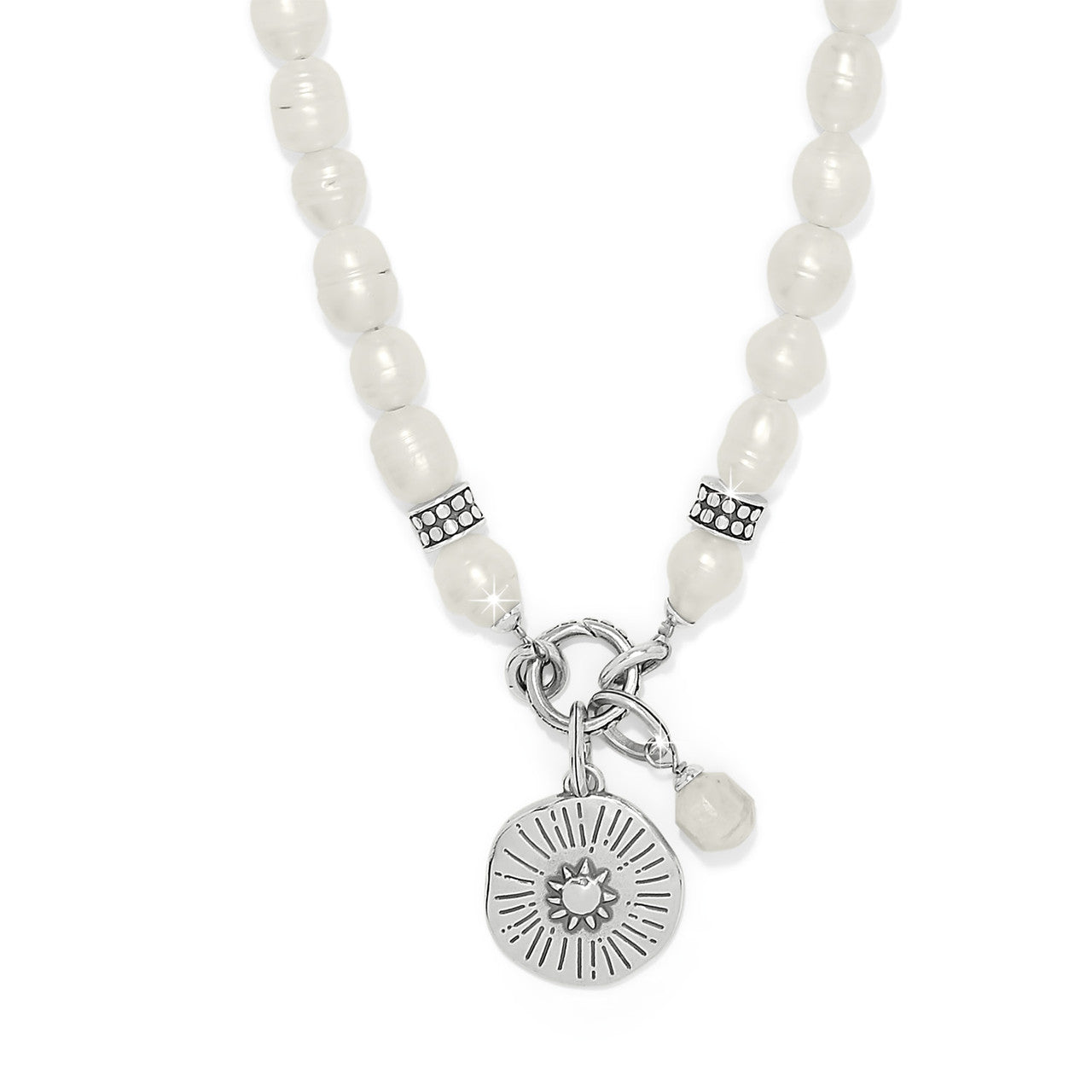 Brighton Token Charm Pearl Necklace