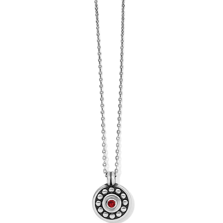 Brighton Pebble Dot Medali Petite Siam Necklace (JM671G)