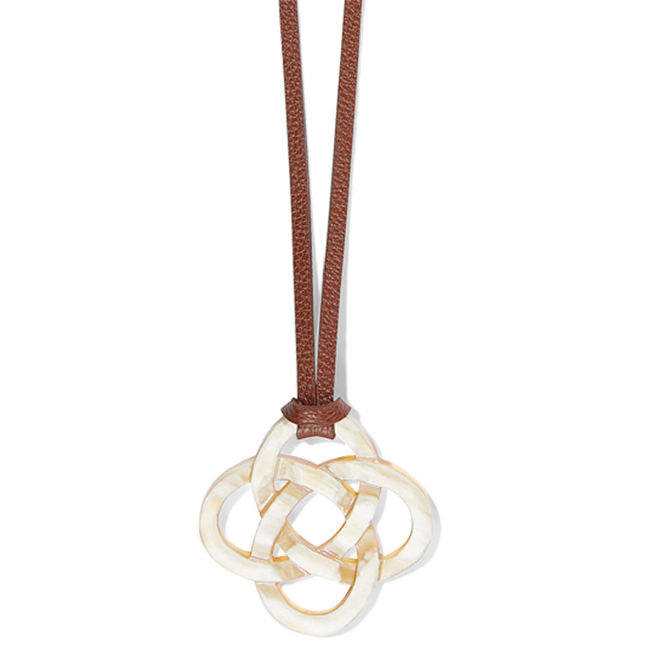 Brighton Interlok Light Horn Necklace (JM7330)