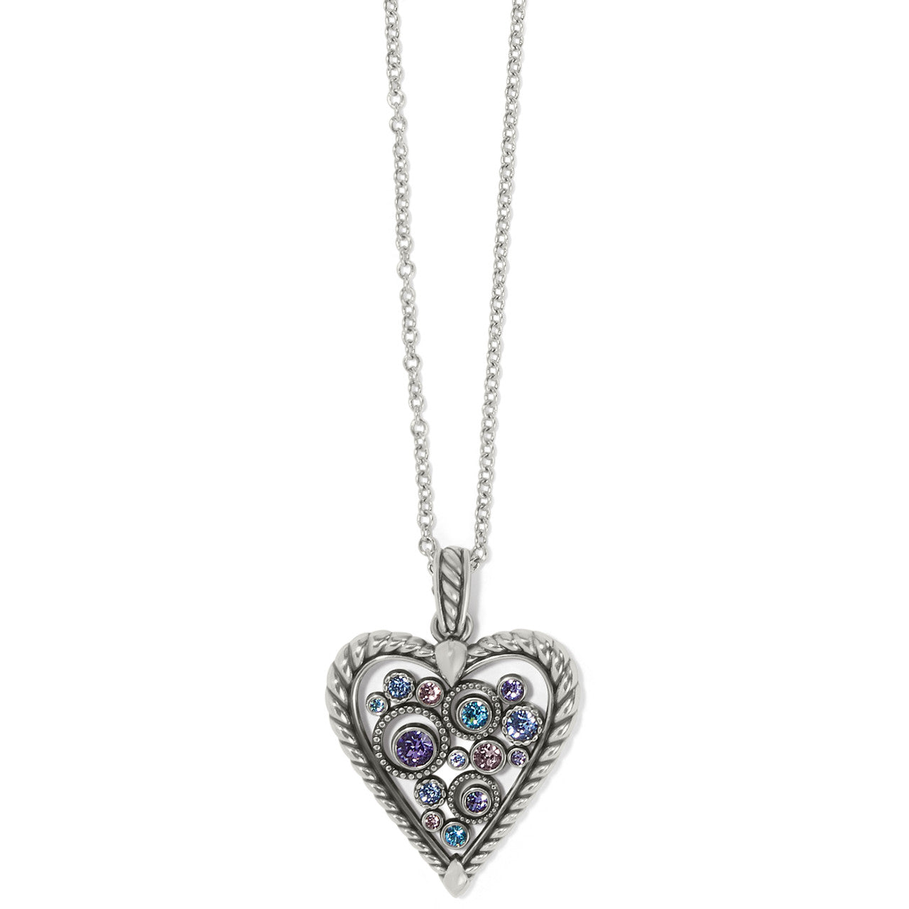 Brighton Halo Heart Necklace (JM7435)