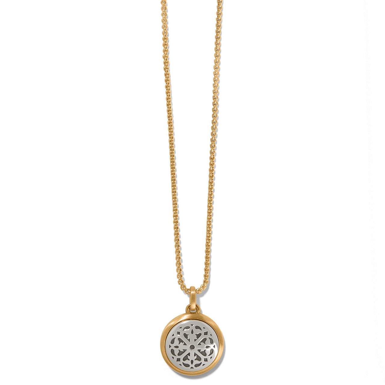 Brighton Ferrara 2-Tone Luce Short Necklace (JM7438)