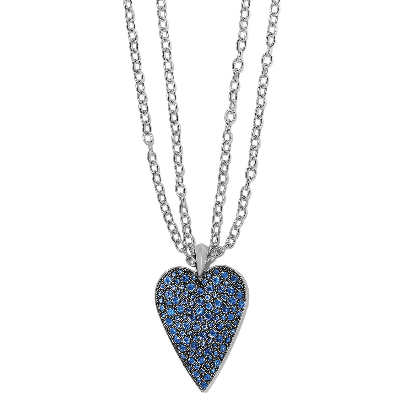 Brighton Glisten Heart Convertible Necklace (JM7480)