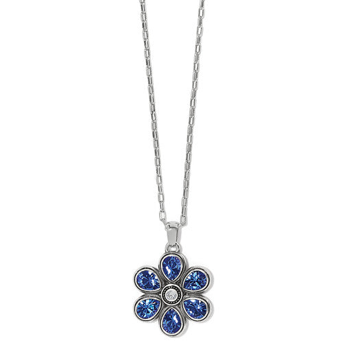 Brighton Bellissima Fiore Blue Reversible Necklace (JM7483)