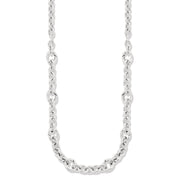 Brighton Luxe Link Charm Holder Necklace (SLV)
