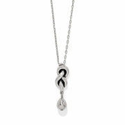 Brighton Interlok Single Knot Silver Necklace (JM7724)