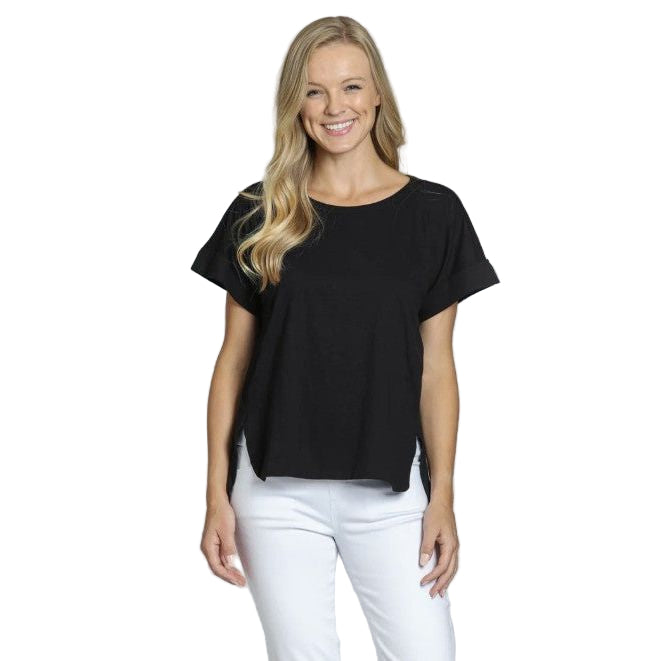 APNY Roll-Up Sleeve Hi-Low Tee (4 Colors)