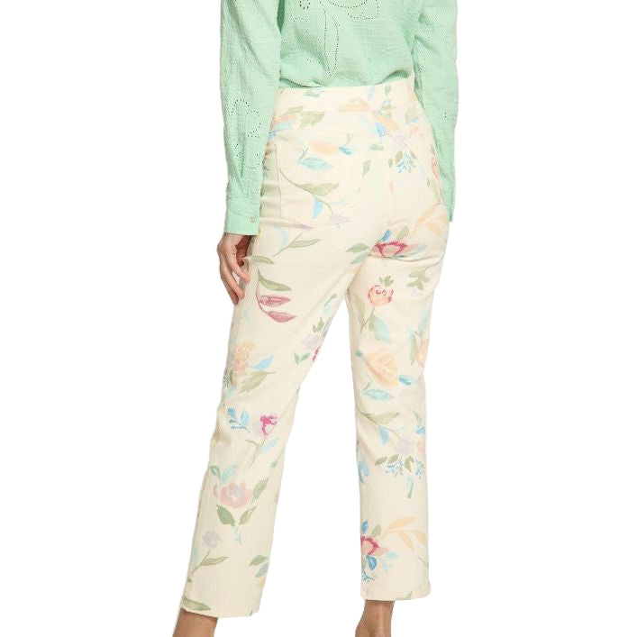 FDJ French Dressing Libby Print Pull-On Straight Leg Crop Pant