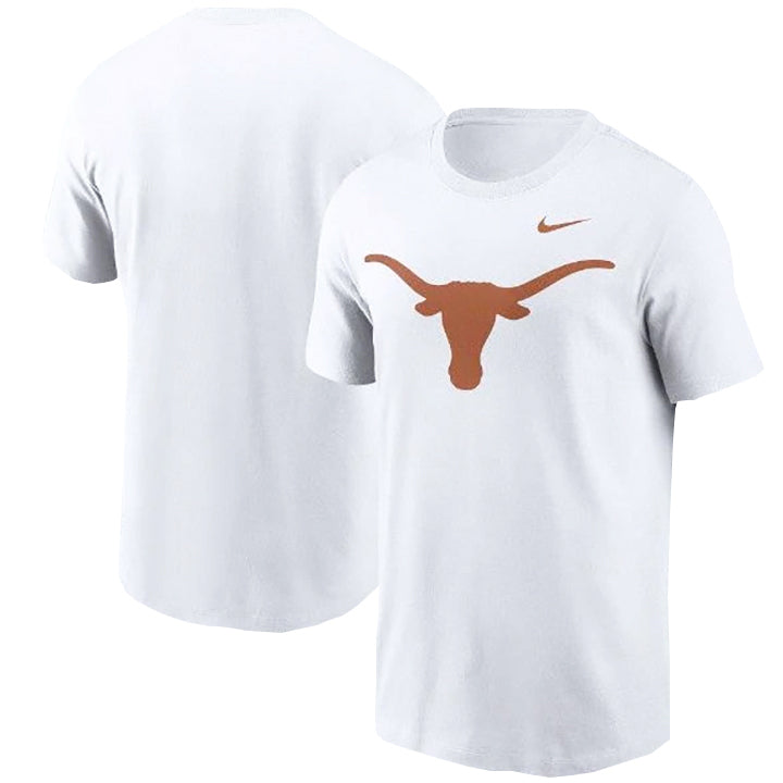 Texas Longhorn Nike Single Logo Tee (N199-10A-TXE-PTF) WHT